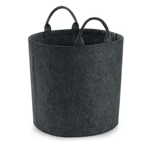 Bagbase Felt Trug Charcoal Melange (40cm x 40cm)