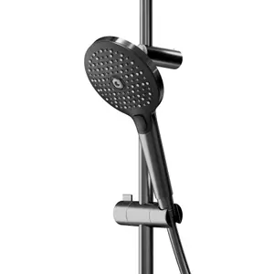 GoodHome Kolima titanium Thermostatic Multi head shower