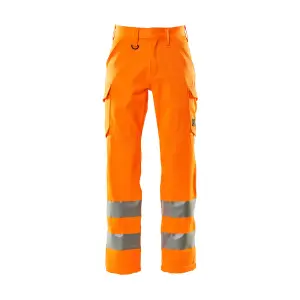 Mascot Safe Light Thigh Pocket Trousers (Hi-Vis Orange)  (36.5) (Leg Length - Regular)