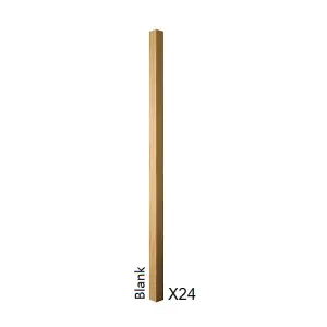 Oak Spindle Blank 32mm x 32mm x 900mm - 24 Pack UK Manufactured Traditional Products Ltd