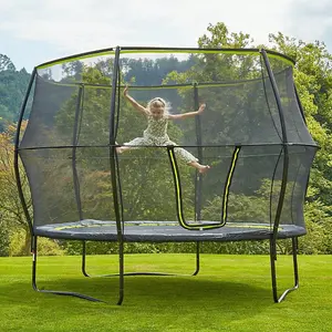 Rebo 8ft Base Jump Trampoline With Halo II Enclosure