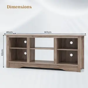 Costway Living Room TV Console Table TV Stand for up to 65" Flat Screen TVs