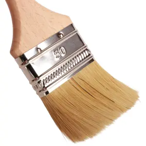 Paint Brush for a Smooth Finish Painting with Emulsion, Gloss, Satin Paints on Walls, Ceilings, Wood, Metal - 50 mm