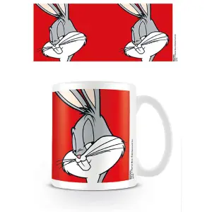 Looney Tunes Bugs Bunny Mug White/Red/Grey (One Size)