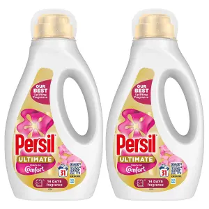 Persil Ultimate Liquid Detergent Touch of Comfort Stain Removal 31W 837ml, 2pk