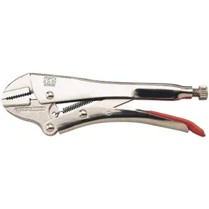 Draper Knipex 41 24 225 Straight Jaw Self Grip Pliers, 225mm 54218