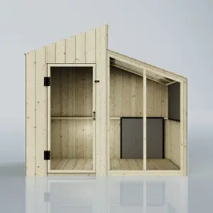 PolarPlay Kids Scandinavian Style Wooden Playhouse - Freyja Mist