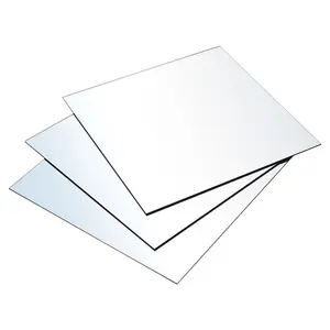 3pcs Acrylic Adhesive Wall Mirror Tiles (Set of 3) 30cm H x 30cm W