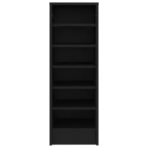 Shoe Cabinet Black 31.5x35x90 cm Engineered Wood