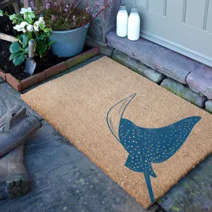 Sting Ray Coir Doormat (90 x 60cm)