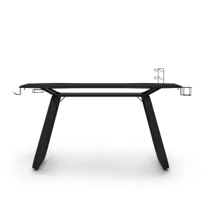 Oblivion Gaming Desk in Black / Red