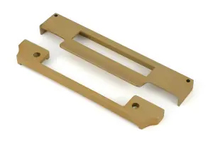 From The Anvil Satin Brass  1/2" Rebate Kit for Euro Sash Lock