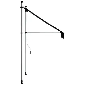 Berkfield Manual Retractable Awning 100 cm Anthracite