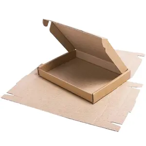 5 x Brown 12x10x4" Strong Single Wall Die Cut Packing Shipping Boxes