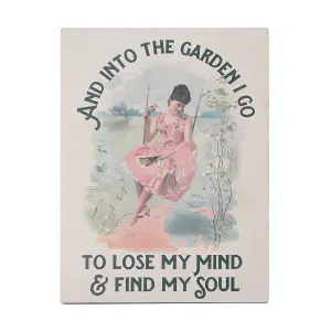 Country Living Wall Plaque - Lose My Mind & Find My Soul