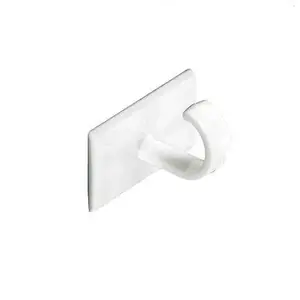 Securpak Self Adhesive Cup Hooks (Pack of 5) White (One Size)