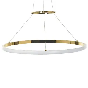 Metal LED Pendant Lamp Gold TANO