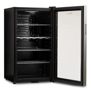 Subcold Super 85 LED Drinks Fridge - Stainless Steel