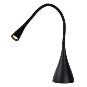 Lucide Zozy Modern Desk Lamp - LED Dim. - 1x4W 3000K - 3 StepDim - Black