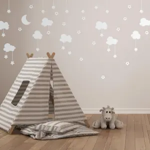 Walplus White Sky Baby Sleep Kids Sticker PVC