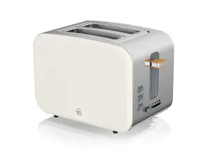 Swan Nordic Kettle, Toaster & Microwave Triple Pack White