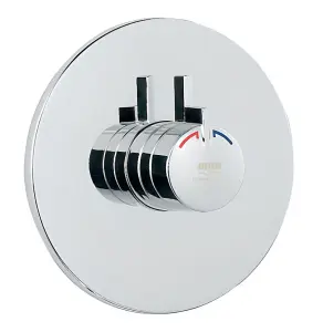 Mira Showers Miniduo Mixer Recessed Shower Valve BIR ECO + Fixed Head Chrome