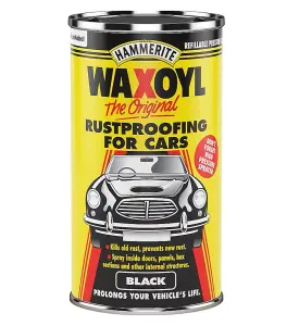 Hammerite - Waxoyl Black - Pressure Can - 2.5 Litre