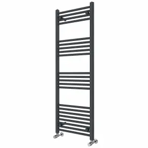 Right Radiators 1400x500 mm Straight Heated Towel Rail Radiator Bathroom Ladder Warmer Anthracite