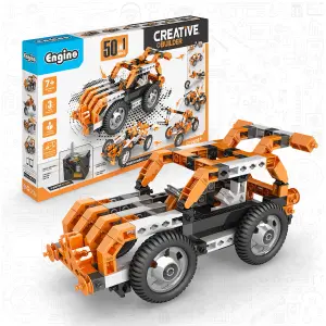 Engino Creative Builder Motorized Construction Kit - 50 Models