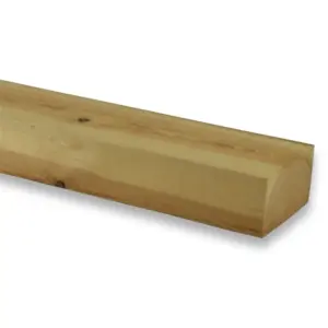 PACK OF 5 (Total 5 Units) - 100mm x 125mm (5" x 4") Sawn Timber Carcassing Wood Softwood Timber - 3.6m Length