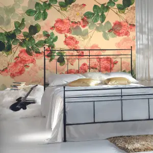 Origin Murals Classic Rose Design Natural Matt Smooth Paste the Wall Mural 300cm Wide X 240cm High