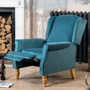 Barksdale Recliner Armchair - Teal