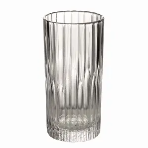 Duralex - Manhattan Vintage Collins Glasses - 305ml Highball Cocktail Tumblers - Pack of 6