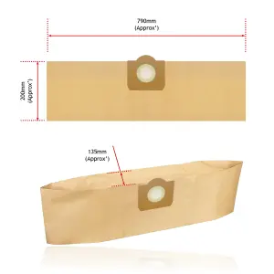 SPARES2GO Dust Bags compatible with Karcher WD3 WD3P MV3 Wet & Dry Vacuum Double Filtration Large x 20