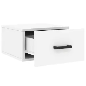 Berkfield Wall-mounted Bedside Cabinets 2 pcs White 35x35x20 cm