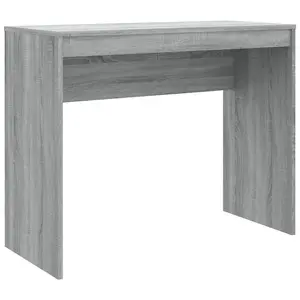 Berkfield Desk Grey Sonoma 90x40x72 cm Engineered Wood