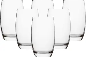 simpa 390ml Classic Highball Drinking Glasses, Set of 6