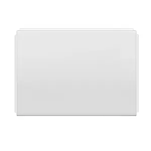 Nes Home 1700mm Modern High Gloss White Front & End Bath Panel Acrylic Bathroom