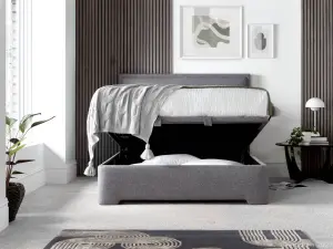 KIRKBY Storage Bed: Modern Luxury Design with Ottoman Storage