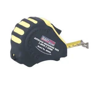 Sealey Auto Lock Tape Measure 7.5m(25ft) x 25mm - Metric/Imperial AK995