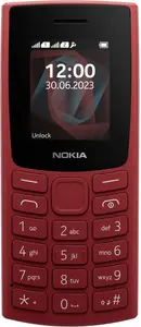 SIM Free Nokia 105 Mobile Phone - Red