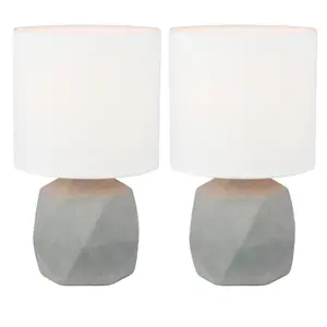 Rhoden 27Cm Concrete Table Lamp Set (Set of 2)