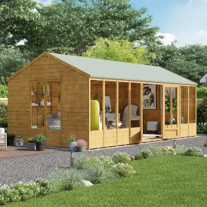 BillyOh Petra Tongue and Groove Reverse Apex Summerhouse - 20x10