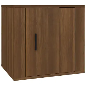 Berkfield Bedside Cabinets 2 pcs Brown Oak 50x39x47 cm