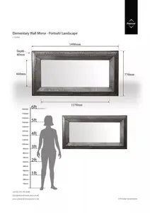 Interiors by Premier Elementary Wall Mirror