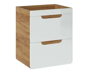 500 Bathroom Vanity Unit Sink Wall Cabinet Drawer White Gloss Oak Compact Aruba