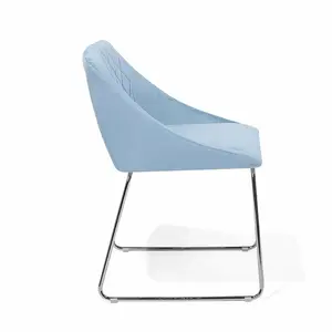 Kirkhill Upholstered Dining Chair (Set of 2) Light Blue