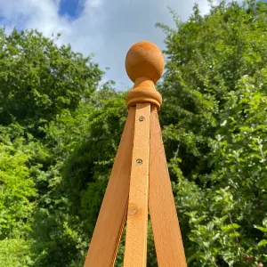 Wooden Garden Obelisk Planter with Liner