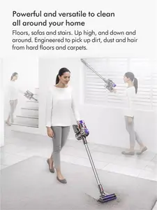 Dyson V8 Cordless Vacuum Cleaner, Silver/Nickel