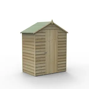 Overlap Pressure Treated 5 x 3 Apex Shed - No Window No